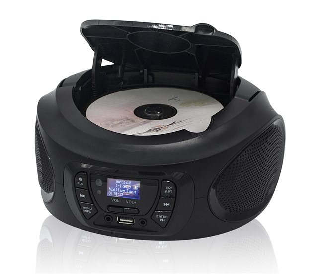 Radio CD Roadstar CDR-375D+/BK Preto