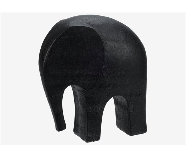 Figura decorativa ELEPHANT preto Preto