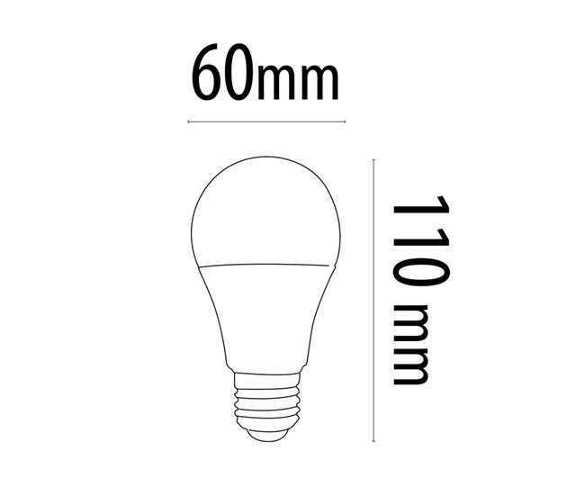 Lâmpada LED Multicor