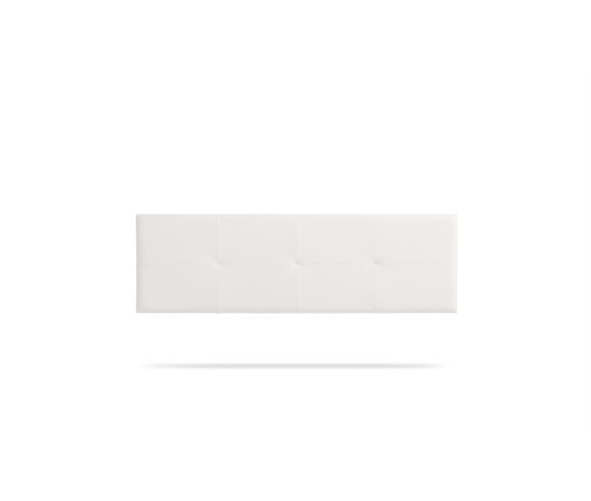 CABECEIRA ESTOFADA ALTEA PELE SINTÉTICA 210x50x5 cm - Moonia 210 Branco