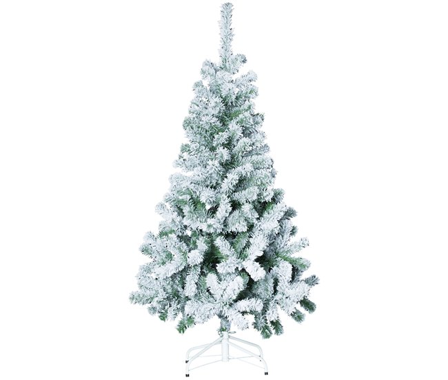 Árvore de efeito neve 150 cm Branco