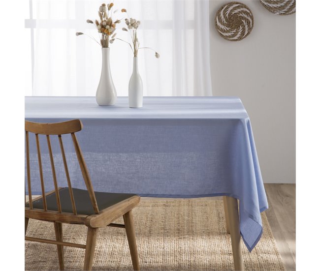 Capa de mesa Linen Cielo Azul Claro
