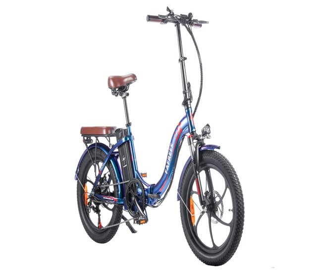 Bicicleta Elétrica FAFREES F20 Pro 250W | 648WH | 80KM Autonomia | Travões de Disco Azul