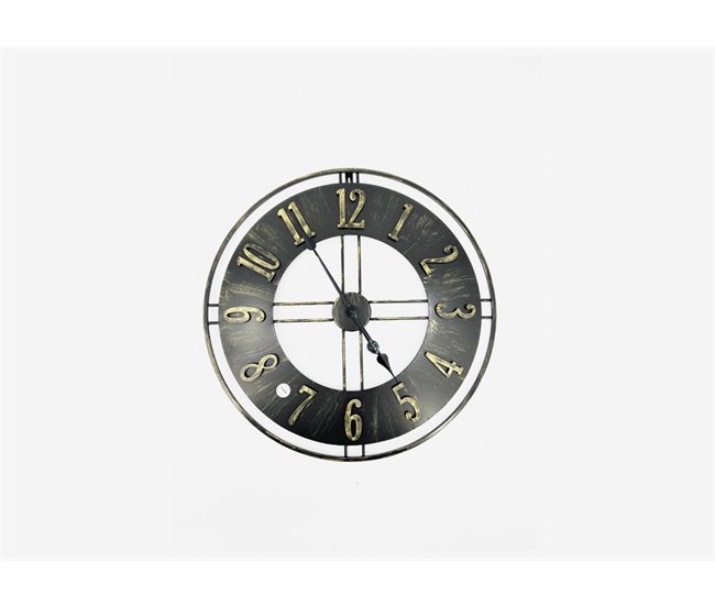 Relógio de parede HUGH 60x60x4,5cm CONFORAMA Preto