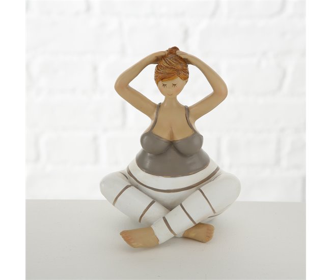 Figura decorativa YOGA CURVY sortido marca BOLTZE Multicor