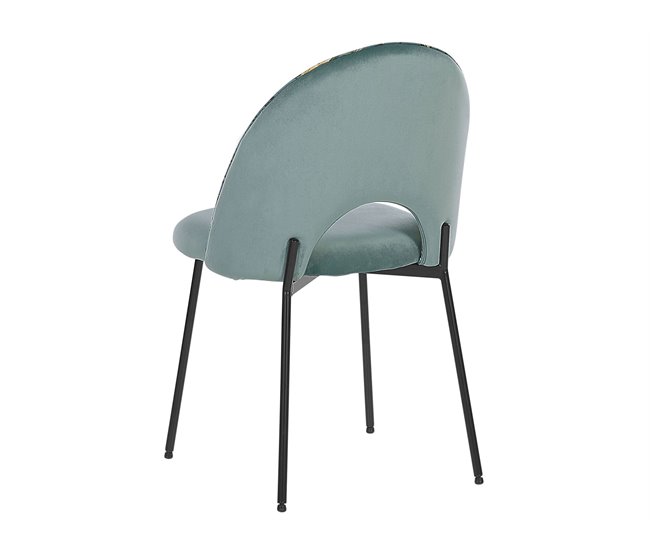 Beliani Cadeira de refeição COVELO Verde