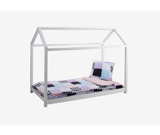 Estrutura de cama EASY 90X190 Branco