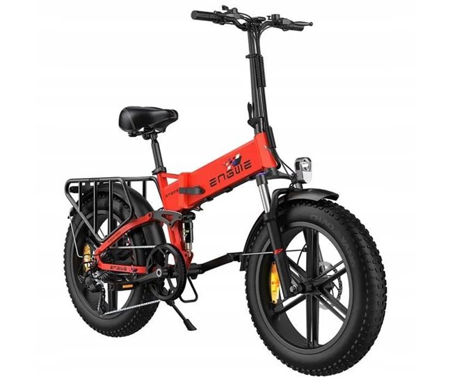 Bicicleta elétrica ENGWE ENGINE X | Potência 250W | Autonomia 60KM Vermelho