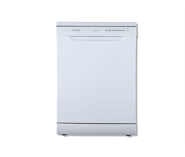 Máquina lavar loiça CONFORTEC CF6712WL 12 Conjuntos cor branco Classe: E Branco