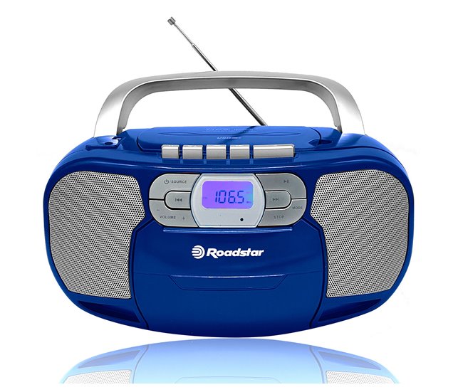 Radio CD Roadstar RCR-4635UMPBK Azul