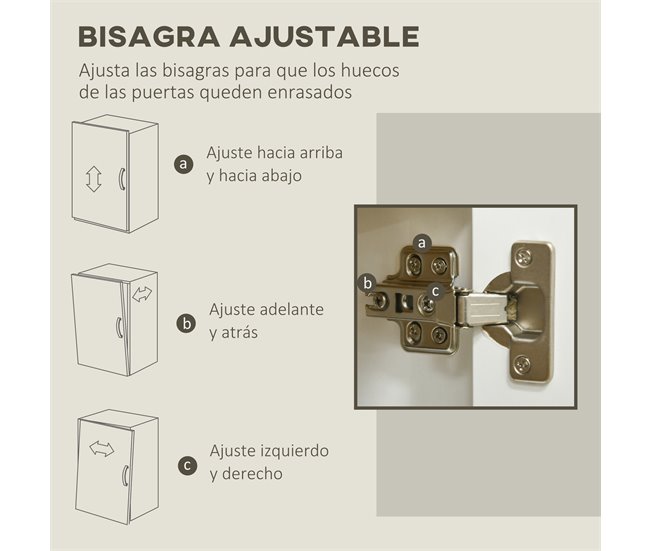 Aparador HOMCOM 838-373V00WT Branco