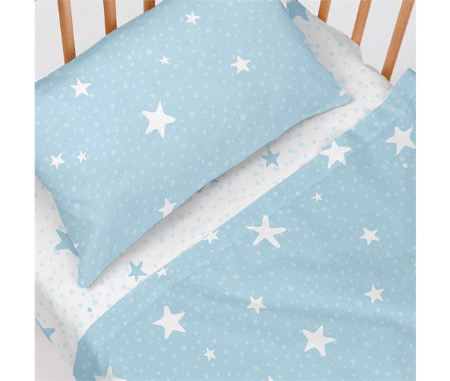 Little star blue jogo de lençol 