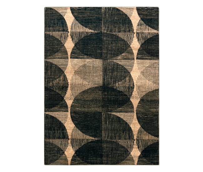 Tapete de lã OMEGA FADO geométrico jadeit 235x350 Verde