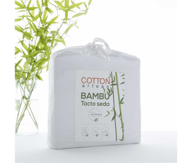  Conjunto de lençóis em bambu 100% orgânico Conjunto de lençóis em bambu 100% orgânico Bege 