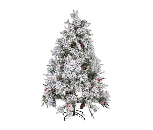 Beliani Árvore de Natal MASALA Branco