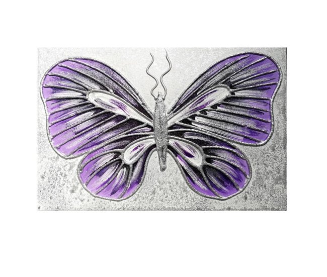 Bancada artesanal Mariposa Cinza