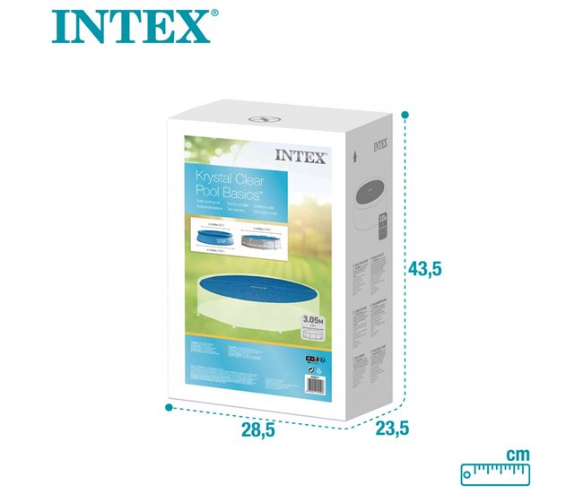 Cobertura solar INTEX piscinas Easy Set/Metal Frame Azul