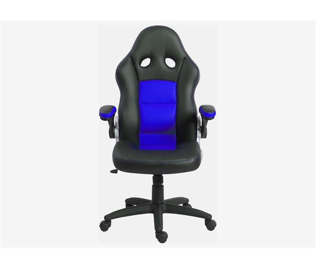 Cadeira gaming de escritório IRENE Azul/ Preto