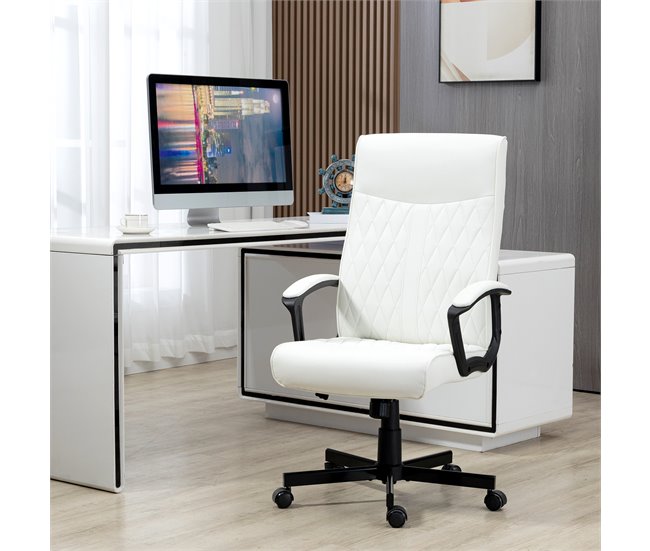  Cadeira de escritório Vinsetto 921-605V01CW Bege