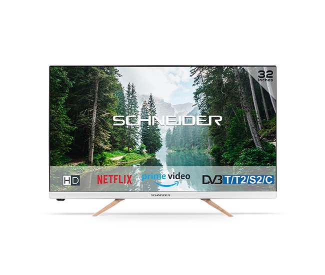 TV SMART HD 32" 3xHDMI, 2xUSB, DVB SC-32S1FJORD Branco