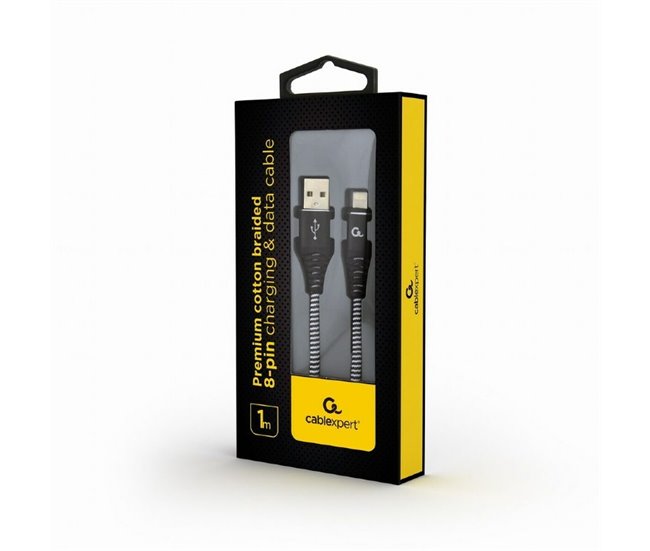 Cabo USB para Lightning CC-USB2B-AMLM-1M-BW Preto