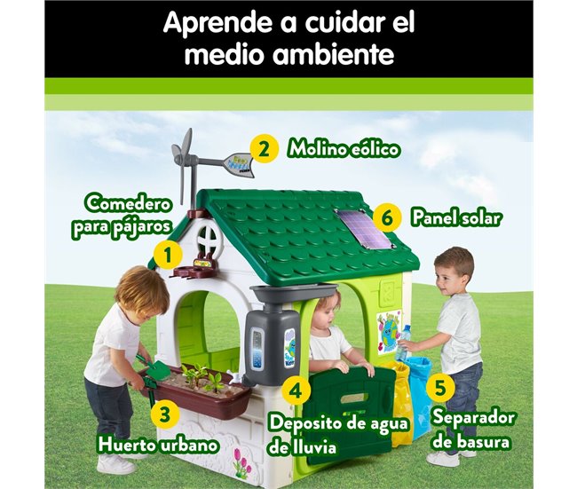 Casa Infantil de Brincar Eco House Multicor
