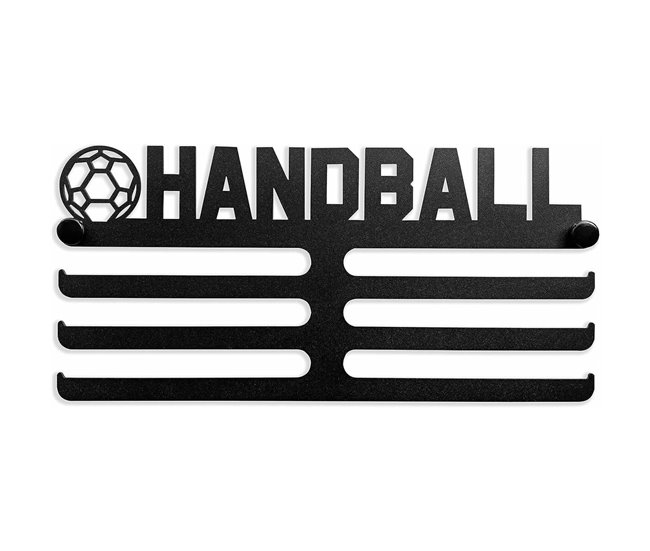 Porta-medalhas Handball Preto