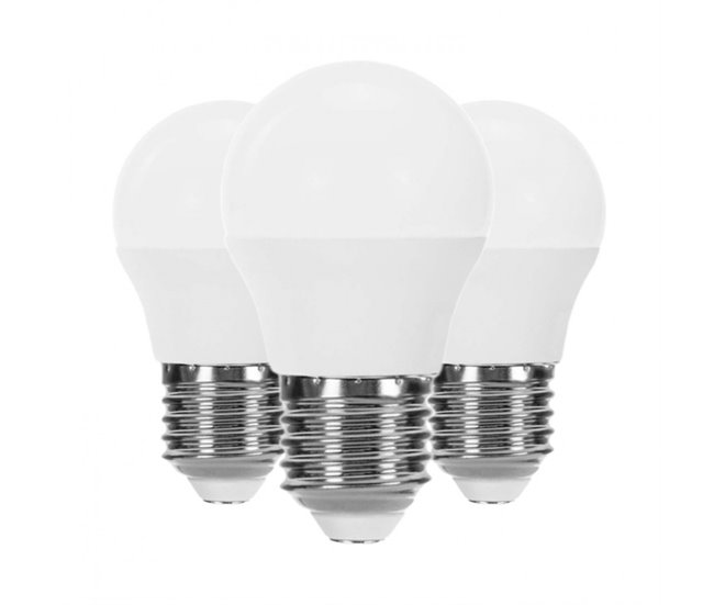 Pack de 3 lâmpadas led esféricas primer leader