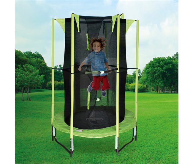 Trampolim para crianças com 122 cm de diâmetro Aktive Sports Preto