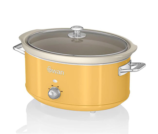 Máquina de Cozinha Slow Cooker SWAN SF17031CNEU Amarelo