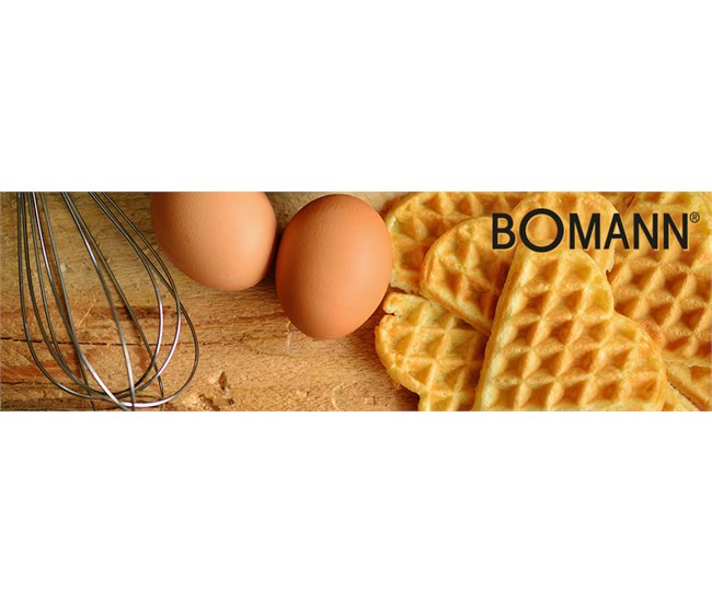 Máquina de Waffles Bomann WA 1365 CB Preto / Cinza