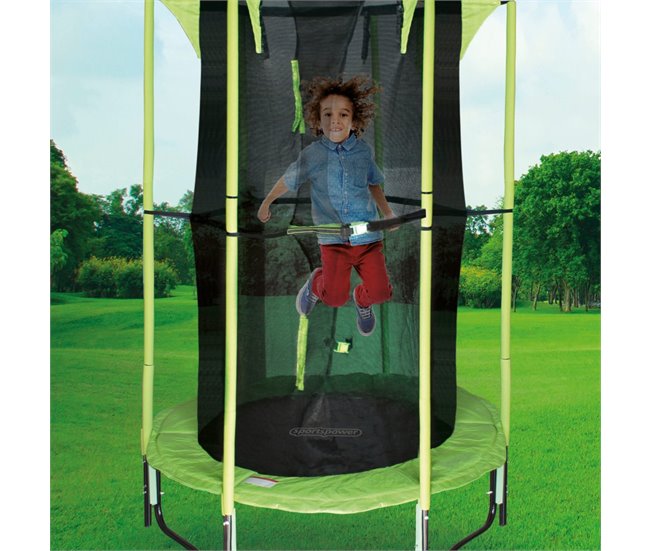 Trampolim para crianças com 122 cm de diâmetro Aktive Sports Preto