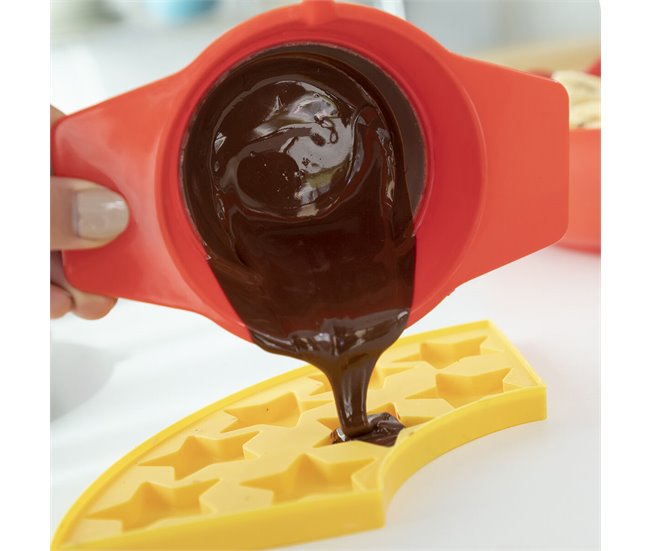 Máquina para Fazer Gomas e Fondue de Chocolate 2 em 1 Vermelho