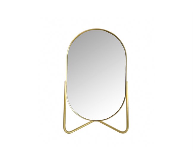 Espelho de mesa MIA BLACK marca ECOANYA Dourado