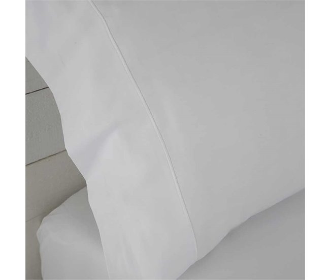  Conjunto de lençóis de cetim de algodão egípcio 400 branco Branco