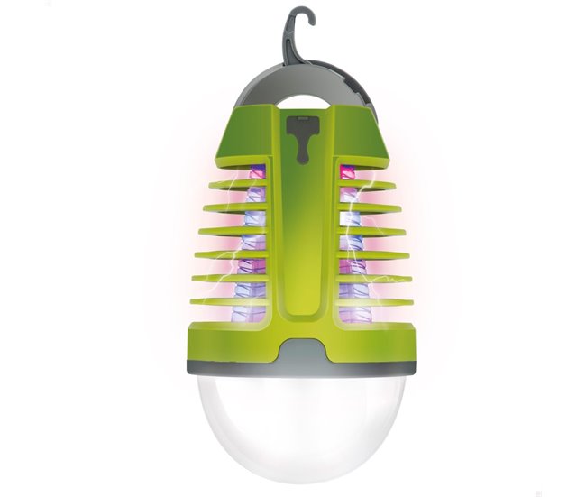 Lâmpada UV Mosquito Killer com Luz Noturna LED Aktive Verde