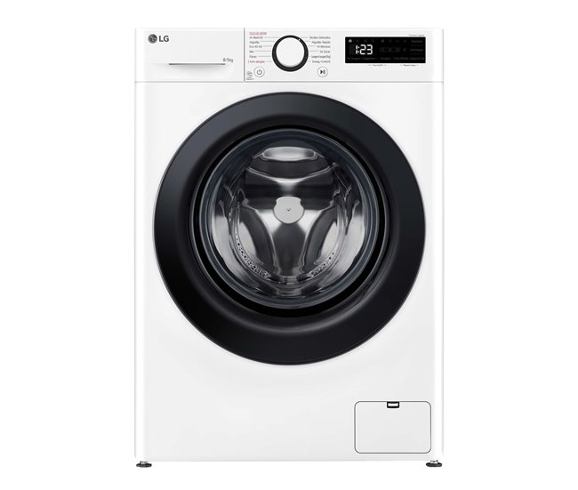 Máquina lavar e secar roupa LG F2DR5S8S6W 8/5kg 1200rpm branco A-10% Branco