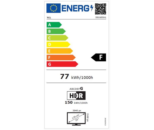 TV TCL 55C655 Qled Smart Tv 3hdmi 1usb Preto