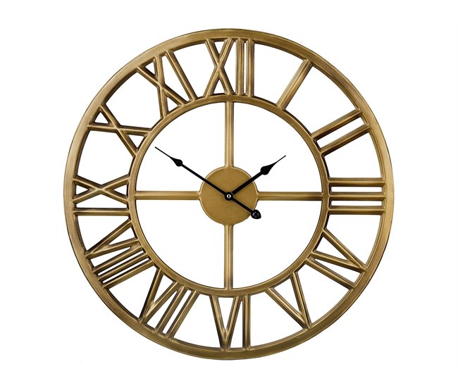 Beliani Relógio de parede NOTTWIL Dourado