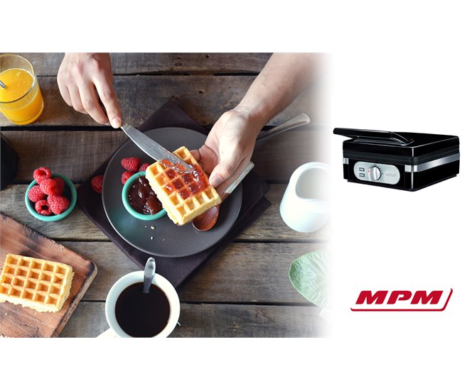 Máquina de Waffles MPM MGO-24 Preto