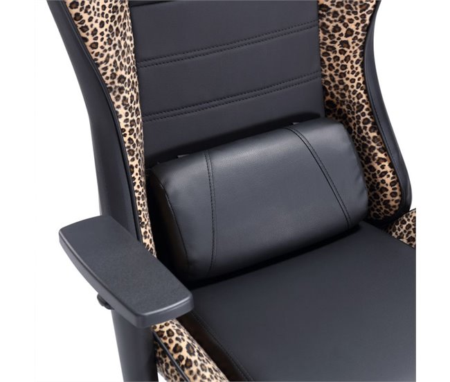  Cadeira para jogos Gear Leopard Preto