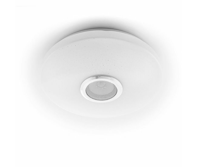 Candeeiro LED de Teto com Altifalante Branco