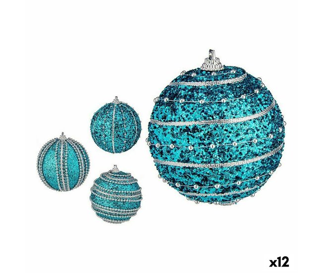 Conjunto de bolas de Natal Azul