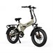 Bicicleta Elétrica PVY Z20 Plus 500 250W Bateria 48V14.5AH 100KM Bege
