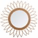 Sol Rating Mirror com design nítido por fora 50x50 Bege