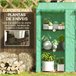 Estufa de Jardim aço, plástico Outsunny Verde