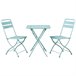Conjunto de mesa e cadeiras dobráveis para exterior Mia Azul