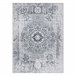 ANDRE 1072 Tapete Roseta vintage antiderrapante 80x150 Branco/cinza