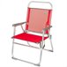 Cadeira de Campismo Acolchoada Menorca Vermelho