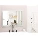 Beliani Espelho de Casa de Banho CORROY GR242213181